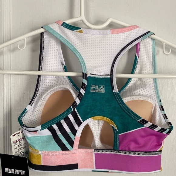 NWT FILA Sports Bra with Medium Support XS - Picture 3 of 6